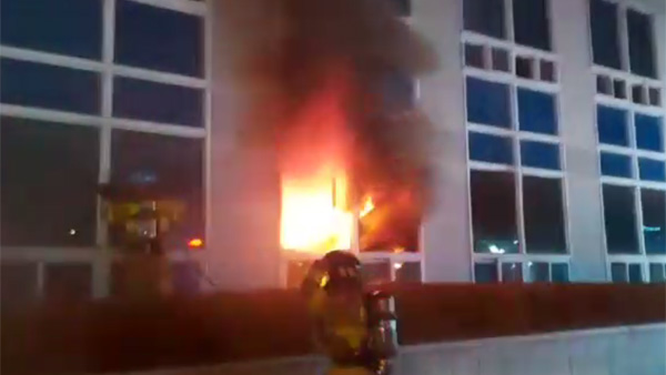 강원 원주시 대학교 건물에서 불…5천5백만원 피해