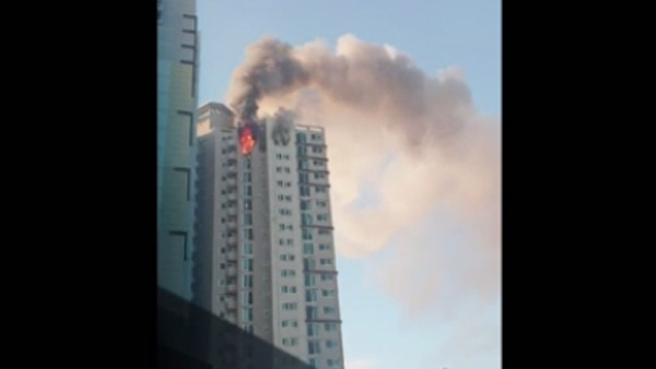 인천 청라동 25층 아파트서 불…주민 100여명 대피 