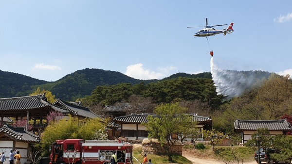 안동 산불 문화재 피해 없어…세계유산 병산서원도 안전