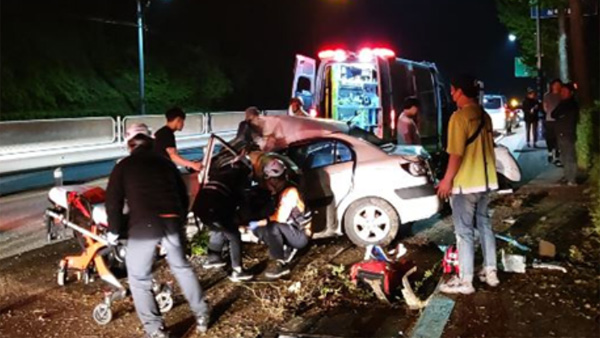 강원 삼척 국도서 미성년자 교통사고…1명 사망·4명 부상