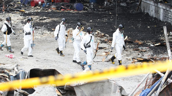 이천 화재현장 2차 정밀 수색 종료…유해·유류품 추가 발견