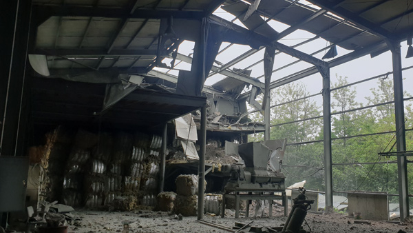 경남 함안 금속처리업체 공장 폭발사고, 2명 사망