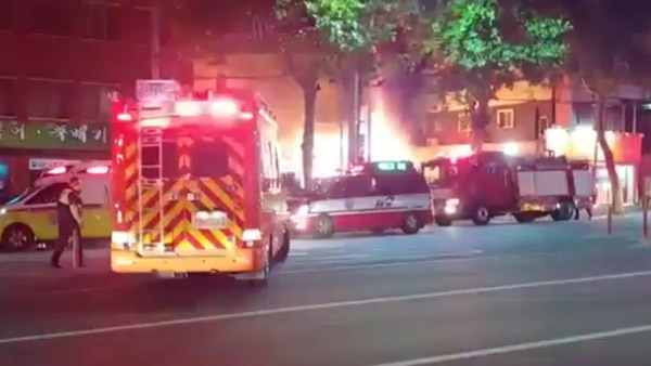 대구 남구 요양원 건물서 불‥환자 4명 연기흡입