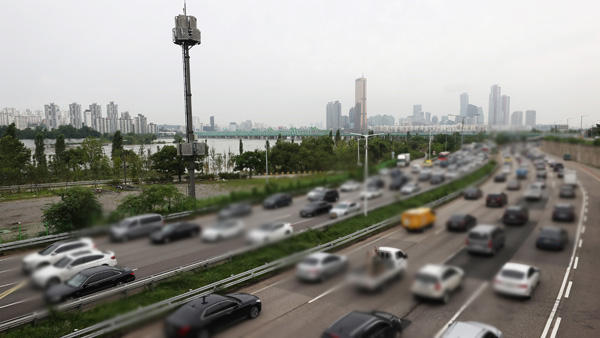 잠수교 수위 11시 기준 7.45m 차량·보행자 통행 제한 