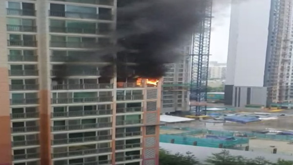 서울 삼성동 아파트 에어컨 실외기 화재…주민 49명 대피
