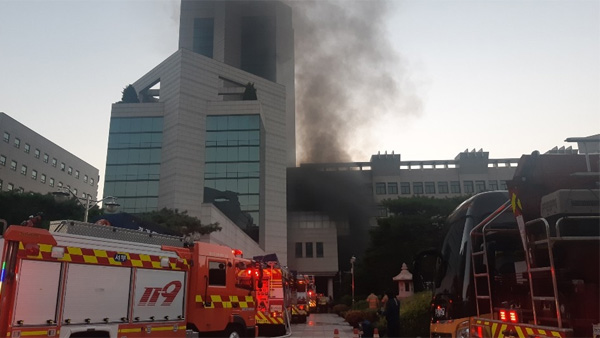 부천대 지하에서 화재…인명피해 없어