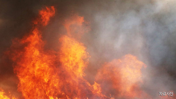 서울 성동교 달리던 차에서 화재…8백만원 피해
