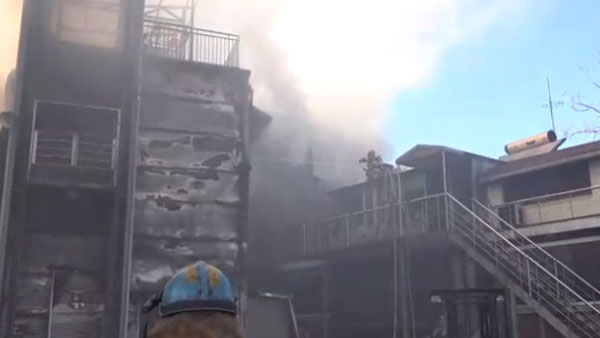 과천시 주암동 참기름 공장에 불1명 연기흡입 