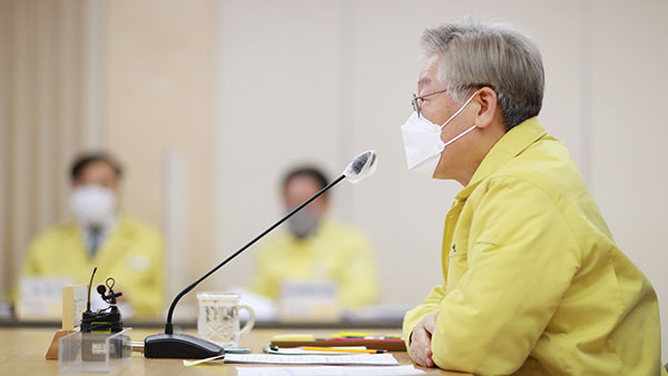 "가족 기침 증상"…이재명, 바카라사이트 굿모닝 검사받고 능동 자가격리