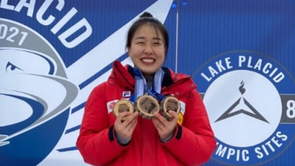 여자 스켈레톤 김은지, 북아메리카컵 시즌 통합 우승