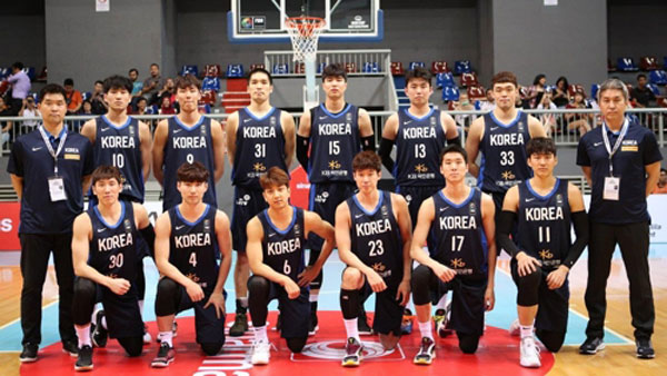 남자농구대표팀, 아시안컵 예선 1차전 33점차 대승