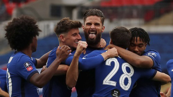 첼시, 맨유 꺾고 FA컵 결승행…아스널과 3년 만에 '우승 경쟁'