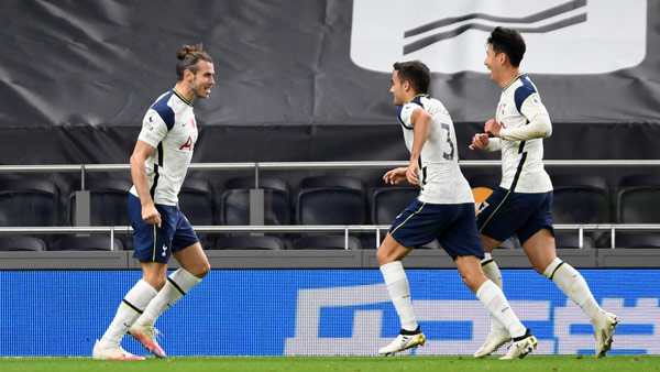 '베일 결승골' 토트넘, 리그 2위 도약…손흥민은 85분 소화 