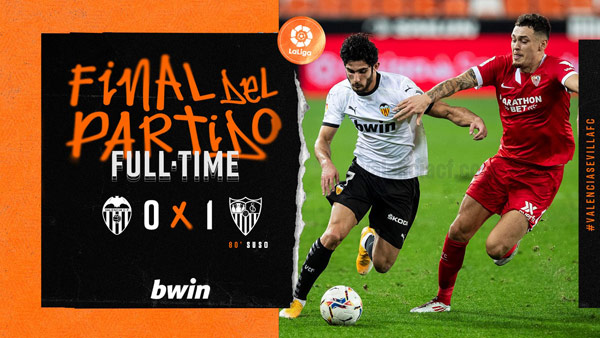 '이강인 명단 제외' 발렌시아, 세비야에 0-1 패배 