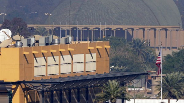 이라크 미국대사관 근처에 또 로켓공격