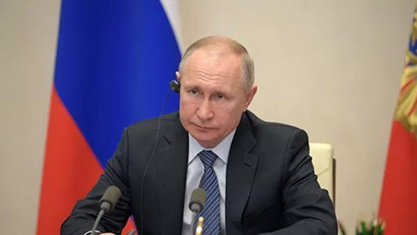 푸틴 "코로나 심각한 피해국에 국제 제재 일시 해제해야"