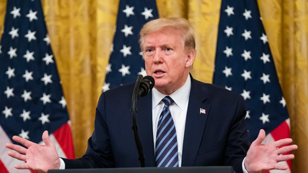 트럼프, 김정은 질문에 "무슨 일 진행되는지 알지만 말할 수 없어"