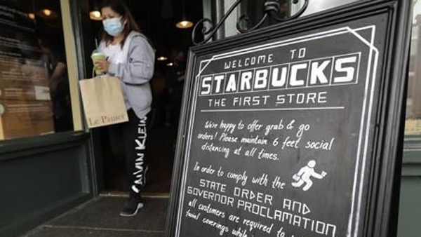 스타벅스 미국 9천개 매장서 마스크 착용 의무화…"싫으면 배달"