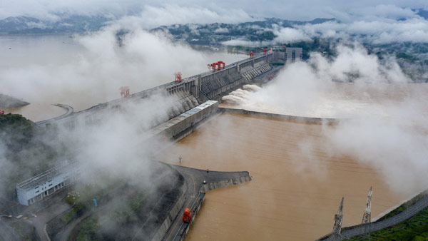 中 최악 홍수…세계 최대 싼샤댐 최고 수위 불과 11ｍ 남았다