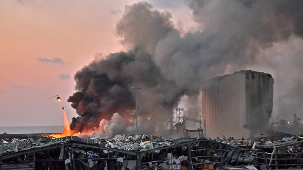 레바논 총리 "폭발 항구 창고에 질산암모늄 2천750톤 6년 보관"