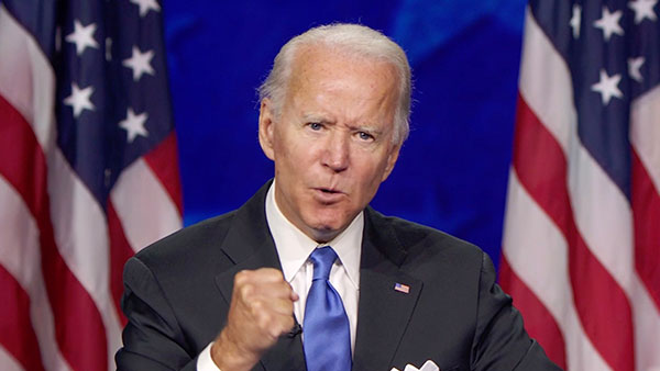 바이든 "트럼프, 증오 부채질…빛의 동맹돼 어둠의 시절 극복"