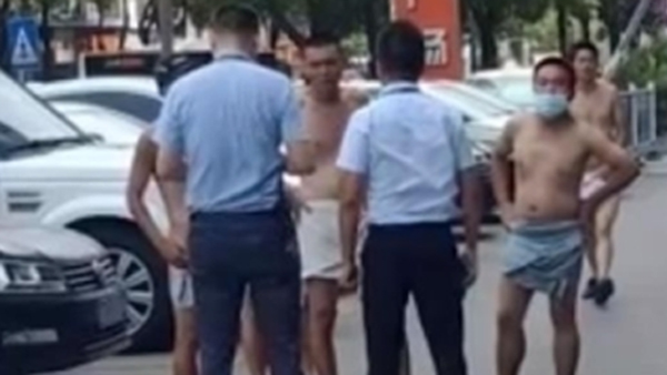 중국 실적 부진 직원…알몸 달리기 하다 행정 구류처분