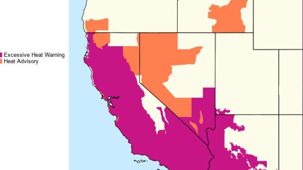 미국 서부 40도 폭염 경보…캘리포니아 주 비상사태 선포