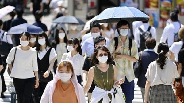 일본 코로나 하루 신규 확진 다시 500명대로 늘어