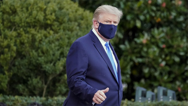 트럼프 입원 전 산소호흡기 꼈다…"향후 48시간 대단히 중요"