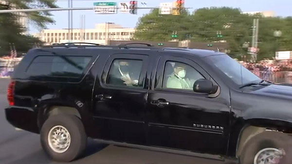 [World Now] 입원 중에 '열일'? 트럼프 사진 '연출' 논란