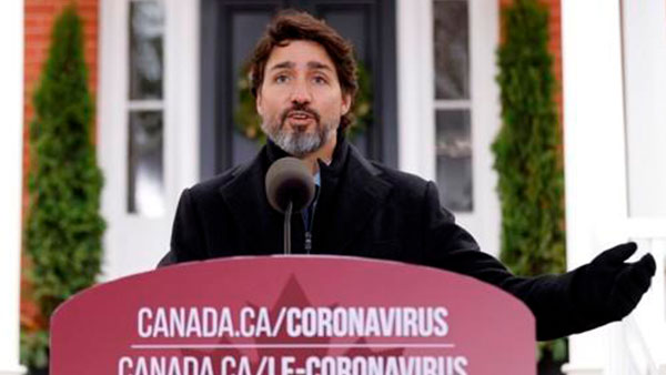 캐나다 총리 "코로나19 백신 내년 9월까지 국민 대다수에 접종"