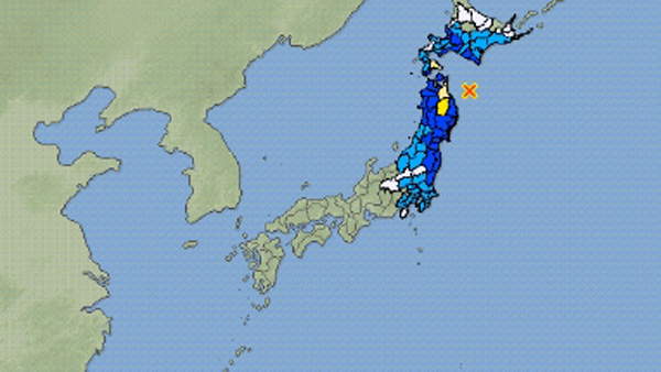 일본 아오모리현 앞바다 규모 6.5 지진…쓰나미는 발생 안해