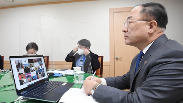 홍남기, G20서 "공평한 백신 보급 중요…시장불안에 공조해야"