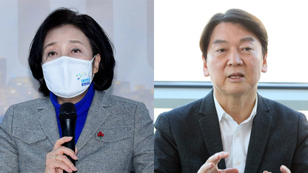 "서울시장 후보 적합도…박영선 32.2% 안철수 23.3%"