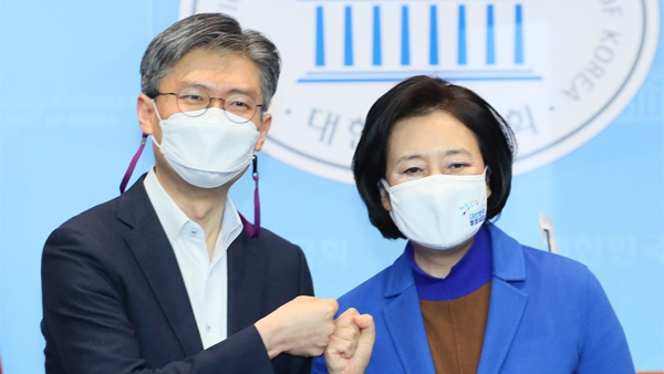 민주당-시대전환 단일화 경선에서 박영선 승리