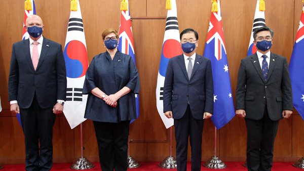 한-호주 외교·국방 장관회의 개최‥"불확실성 속에 협력해야"