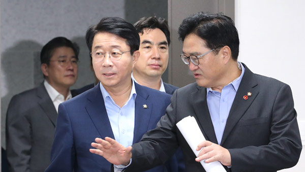 민주 선대위 우원식·조정식·박홍근 사퇴 "선대위 개편 밀알"