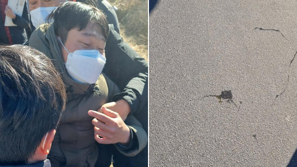 사드 반대 주민, 이재명 향해 계란 투척 "왜 사드 없애지 않느냐"