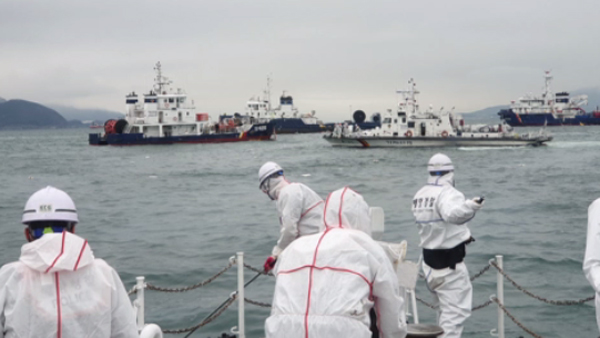 여수 오동도 해상서 연료유 유출…해경 긴급 방제