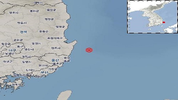 기상청 "경북 포항 남구 동남동쪽서 규모 2.4 지진 발생"