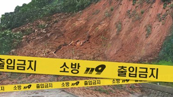 전남 광양서 산사태로 주택 4채 매몰·파손…80대 여성 실종
