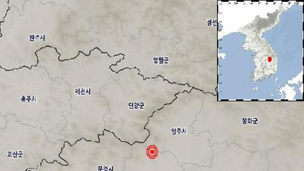 경북 예천 규모 2.3 지진 "피해 없을 것"