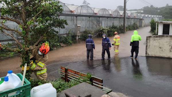 태풍 '찬투'로 제주 도로 5곳 침수‥여수·순천 산사태 우려 190명 대피