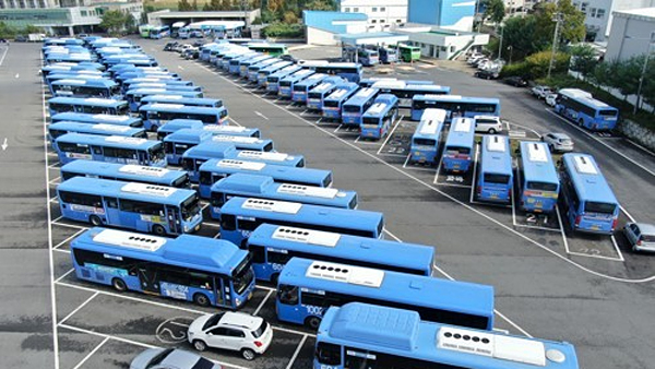 대전 시내버스 14년 만에 파업‥출근길 불편 이어져