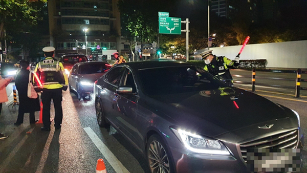 단계적 일상회복 첫 주 음주운전 1천486건 적발