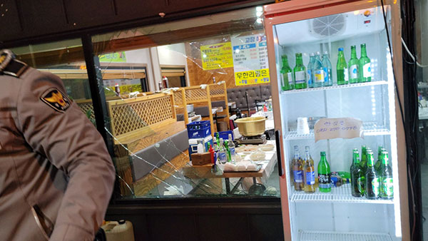 전북 전주 식당에서 부탄가스 폭발‥손님 5명 부상
