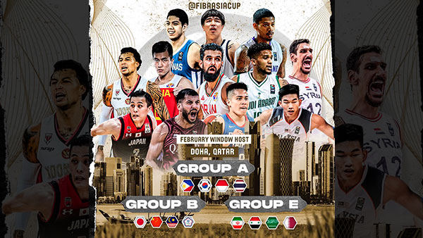 남자농구 아시아컵 예선, 필리핀에서 카타르로 개최지 변경