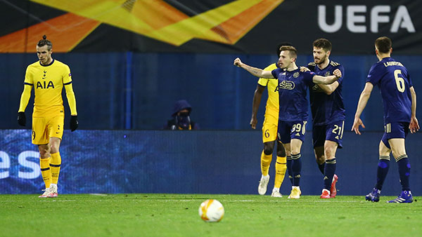 '손흥민 이탈' 토트넘, 유로파 8강 진출 실패