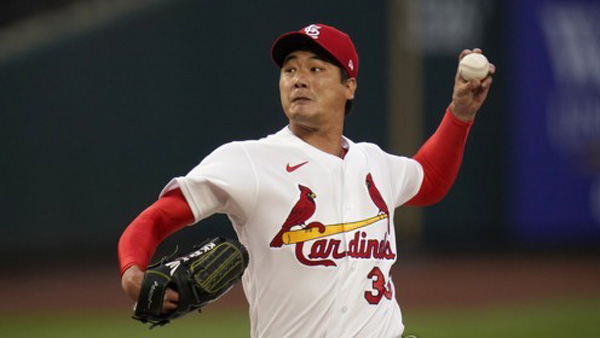 김광현, 개인 최다 8탈삼진…시즌 첫 승 [MLB]  