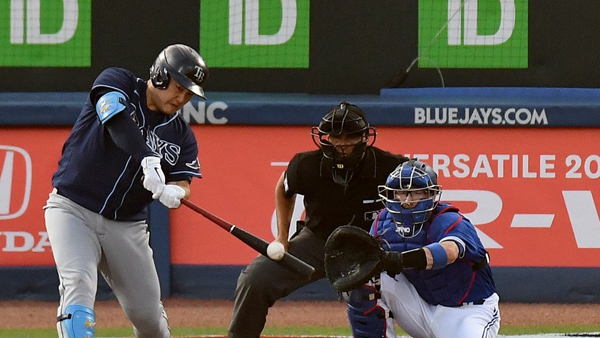 [MLB]최지만, 2루타로 6경기 연속 안타…탬파베이 9연승 
